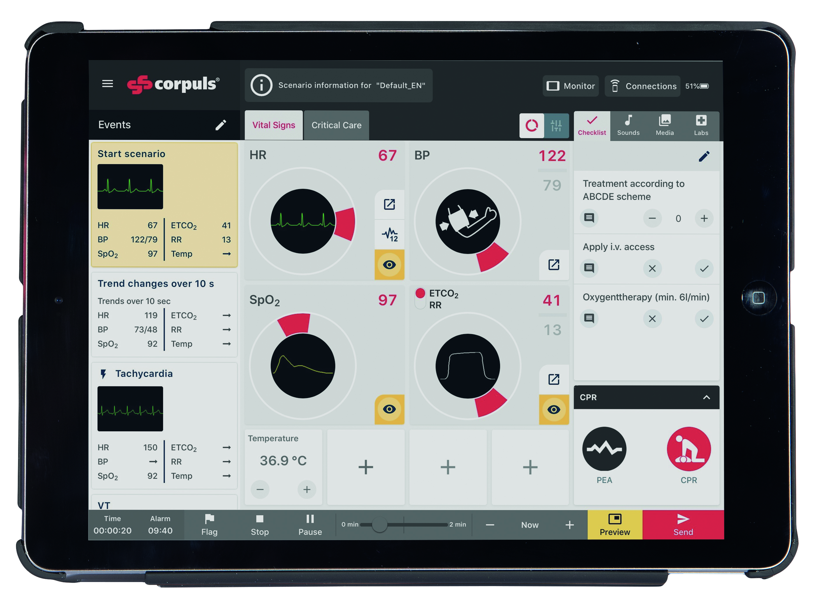 simulation instructor ipad