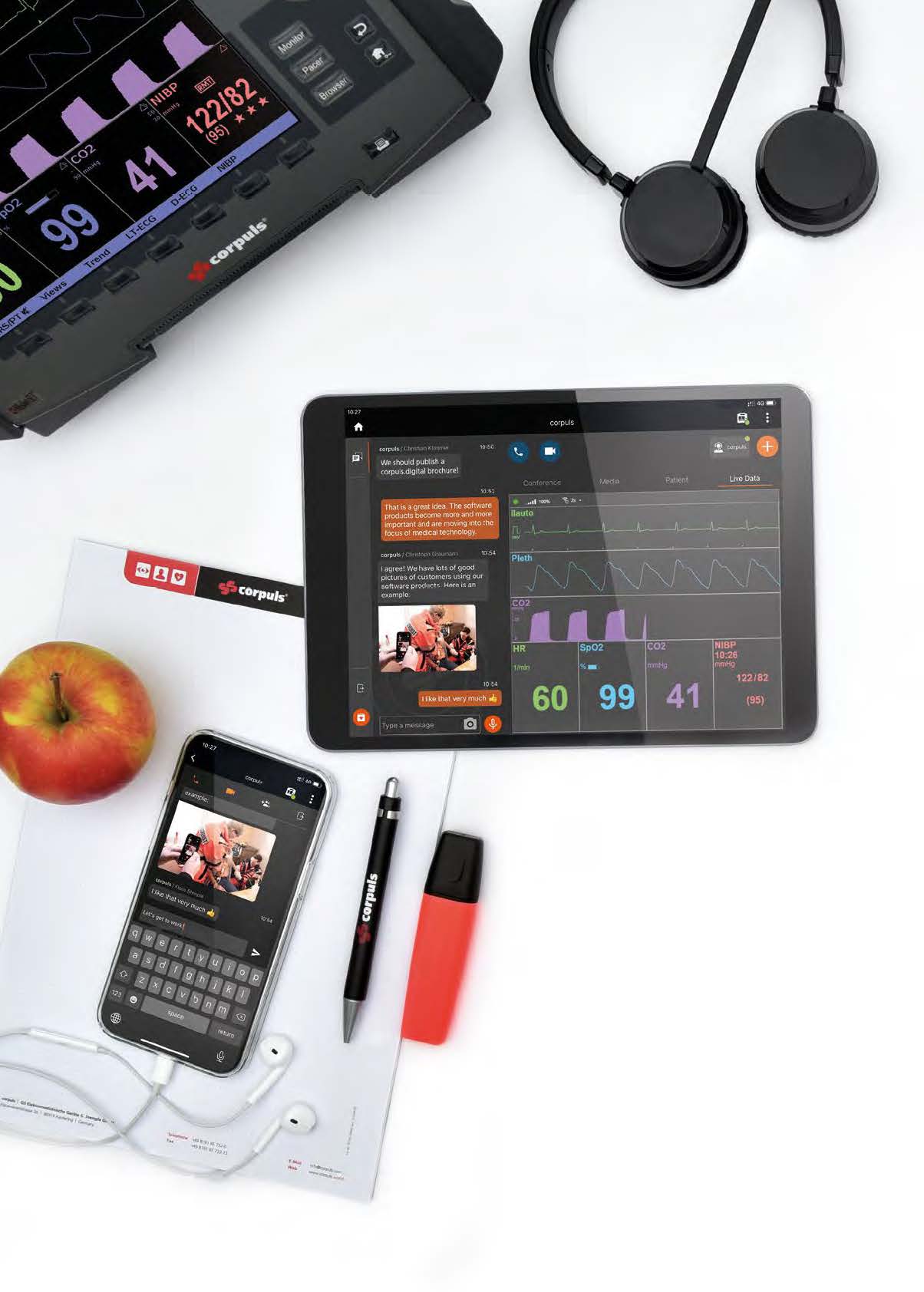 iphone and tablet desk set up-1 iphone and tablet desk set up-1